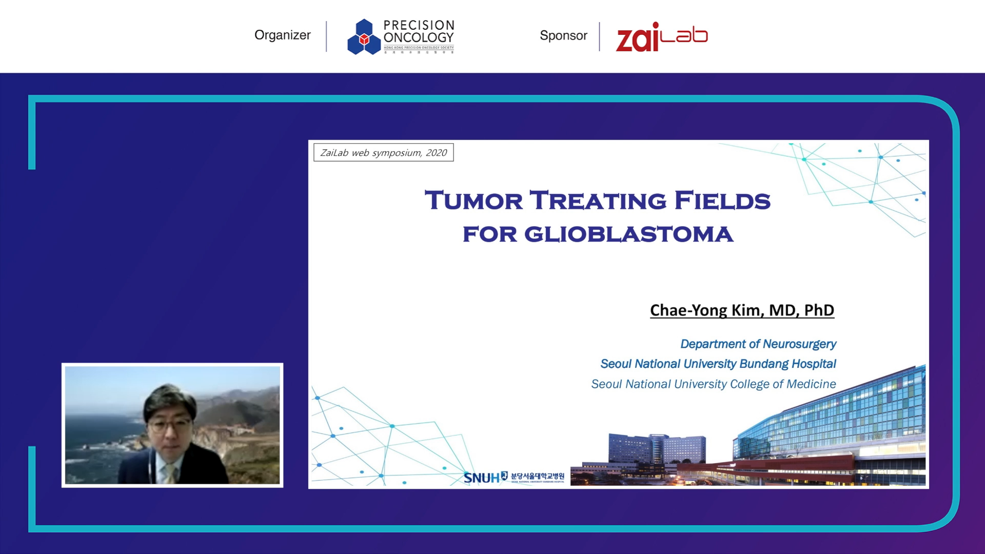 [Lecture video] Tumor treating fields for glioblastoma – Prof. Chae-Yong Kim, South Korea (03 Sep 2020)